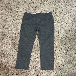 Gray Capri yoga pants